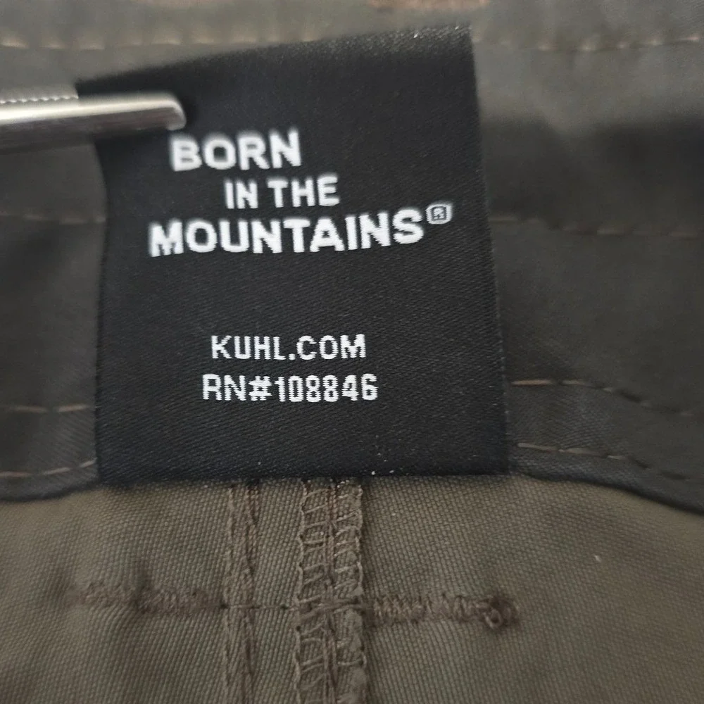 KUHL Renegade Shorts Men's 34 Brown Gray Hiking Outdoor Cargo Style 5121